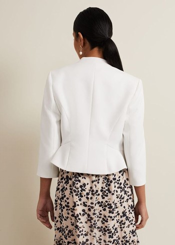 Phase Eight Petite Daisy Jackets White Australia | AM6512794